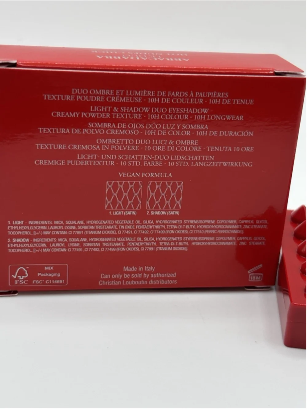 Louboutin Eyeshadow Abracadabra Hot Nudes Chick Duo Palette - .016 oz